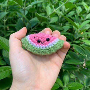 Crochet Mini Watermelon/Watermelon Keychain/Handmade Watermelon
