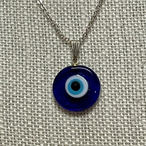 Evil Eye Nazar Boncuk Mal de Ojo Necklace Pendant Charm -- Fast Shipping! Multiple Color Options