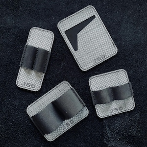 JSD EDC Set van 3 Tegris-organizers + kaarthouder, klittenband, tegris thermoplastisch composiet