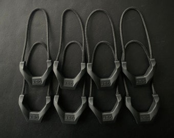 Set of 8 Cord Zipper Pulls: Backpack & Bag Zip Accessory