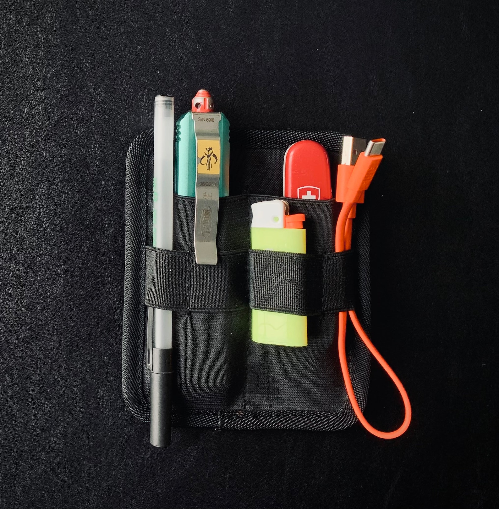 Set of 3 Velcro Organizers EDC Pocket Organizer EDC Pouch EDC Etsy