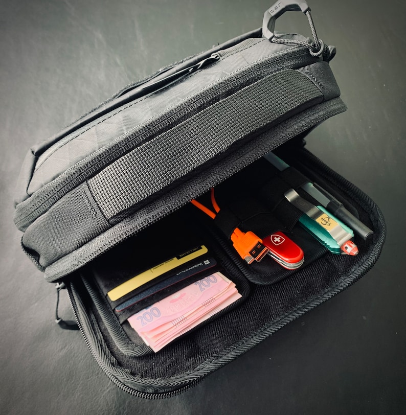 Set of 3 Velcro Organizers EDC Pocket Organizer EDC Pouch EDC Etsy