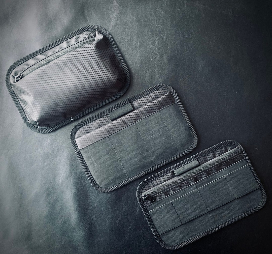 Set of 3 Velcro Organizers Type 1, Type 2, Type 3, EDC Pocket Organizer