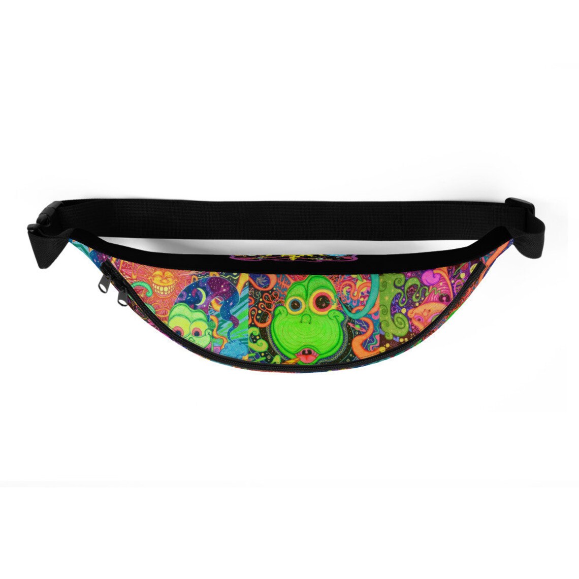 Psychedelic Cookies Fanny Pack Stoner 420 Bag Cookies Etsy