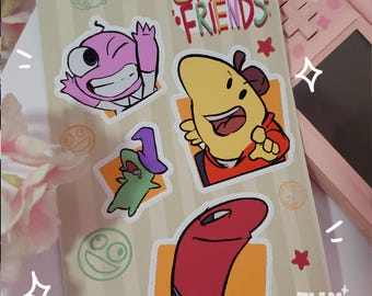 Smiling Friends | Sticker Sheet