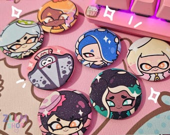 Splatoon idols: Badges