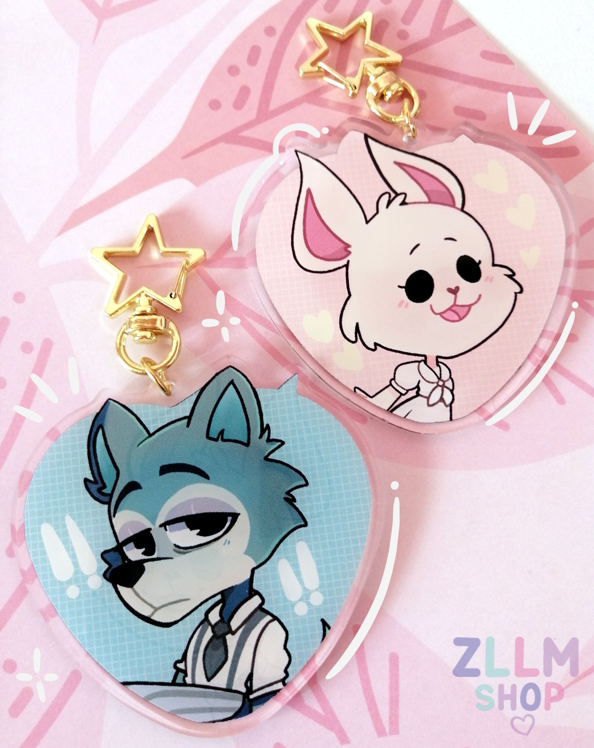 Beastars Legosi Haru Acrylic Charm Etsy Beastars Legosi Haru Acrylic Charm Etsy