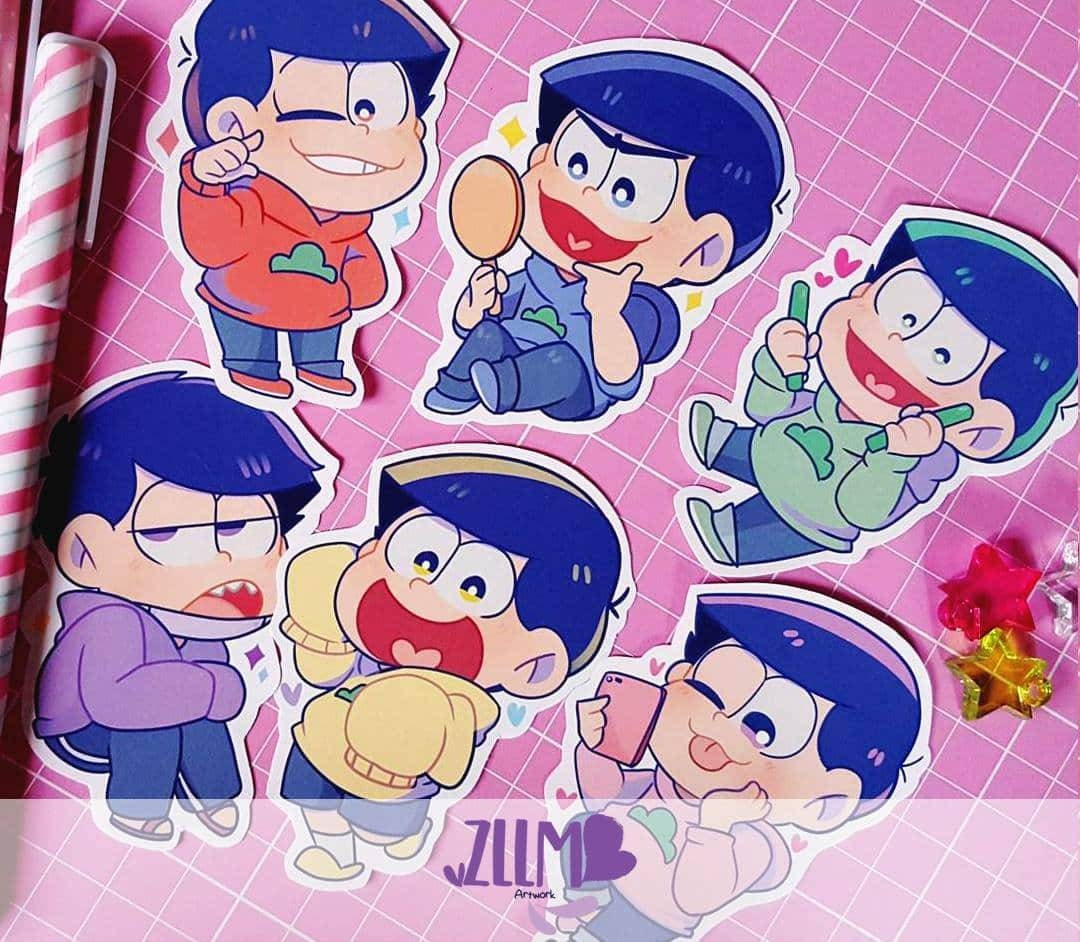 Osomatsu San おそ松さん Stickers Etsy Denmark