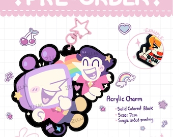 PRE-ORDER | Spamton & Tenna | Acrylic Charm