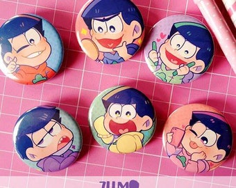 Osomatsu-san: おそ松さん | Buttons 6-Pack