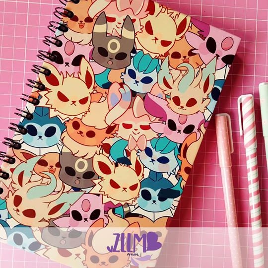 Pokemon A6 Notebook - Eevee Evolutions – Honeypress