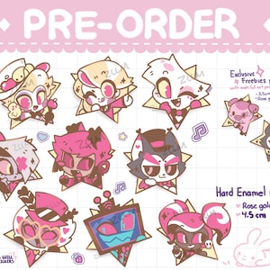 ハズビンホテル　ピンバッジセット Hazbin hotel pin - Etsy 日本