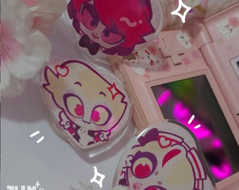 Hazbin Hotel Cafe / Acrylic Phone Grips