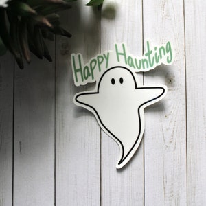 Halloween Ghost Sticker- Halloween Sticker- Fall Sticker- Laptop/ Water Bottle Sticker- Decal