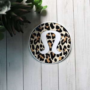 Cheetah Print Lululemon Vsco Sticker, Cheetah Print, Vsco Sticker, Laptop/ Water Bottle Sticker