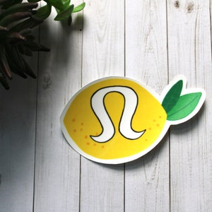 Lululemon Lemon Sticker- Lululemon Sticker- Laptop/ Water Bottle Sticker- Decal