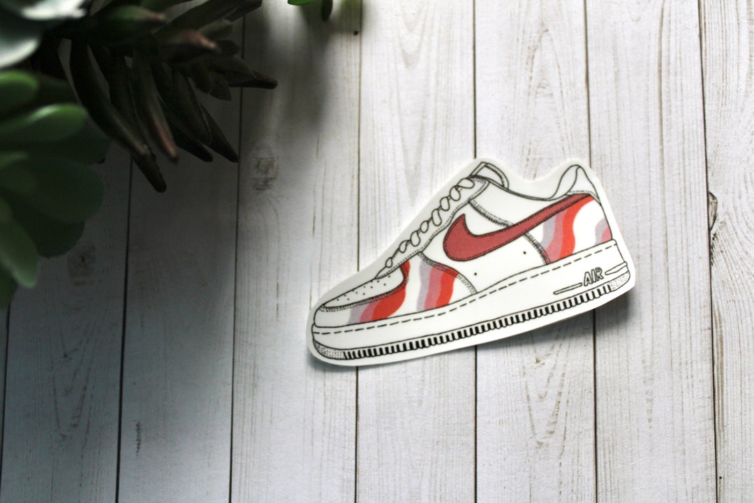 supreme air force 1 sticker