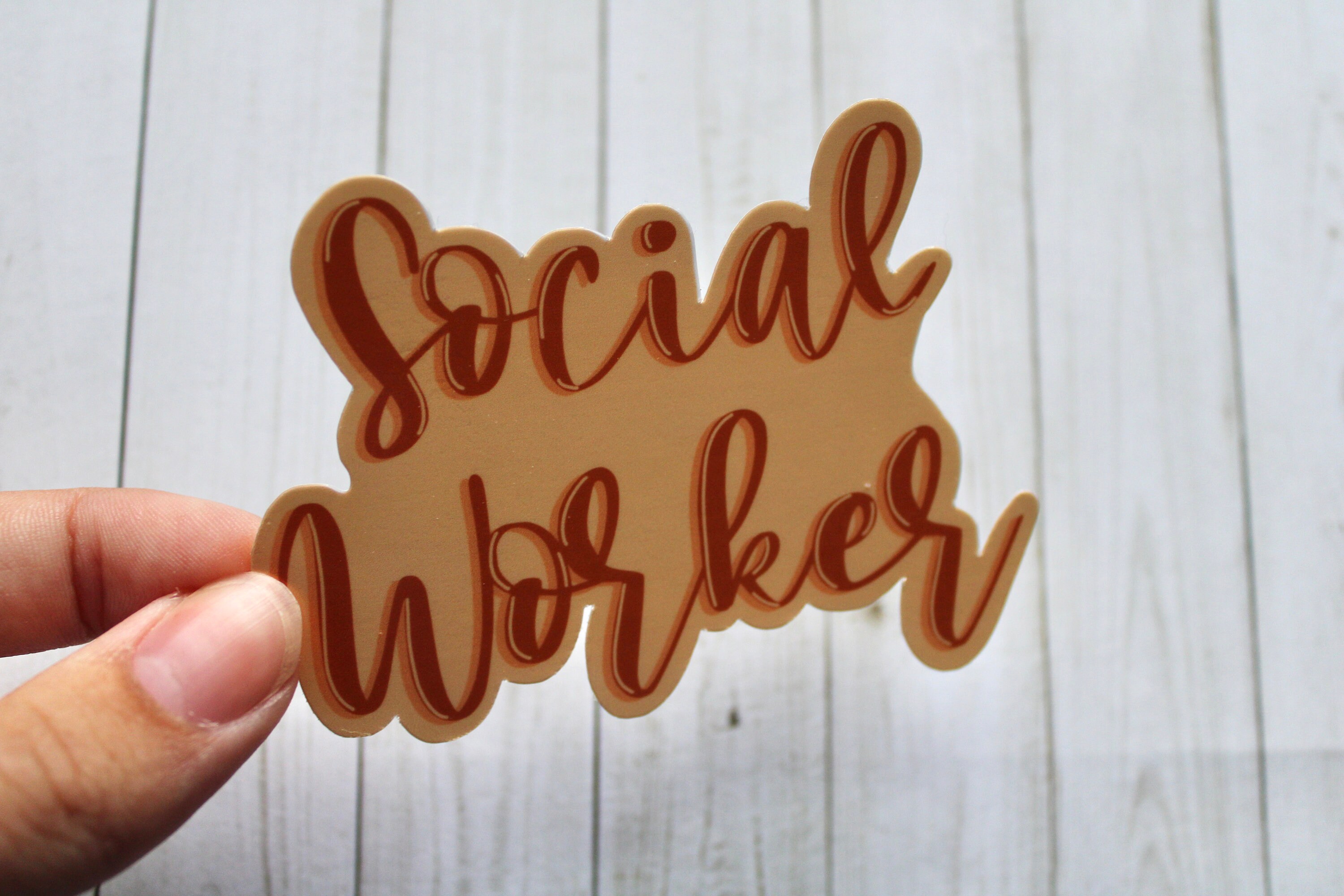 Social Worker Sticker – Waterproof Laptop Decal - Etsy