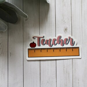 Teacher Sticker- Laptop Sticker- Water Bottle Sticker- Teacher Gift- Education Major- Planner Sticker- Waterproof Sticker- Stickers