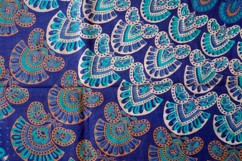 Blaues Tuch, Baumwolle, Mandala. Wandtuch, Wanddekoration, Wandbehang, Schattentuch, Bettüberwurf, Strandtuch, Parkdecke, Tagesdecke, Tischdecke, Ritualtuch, Mandalatuch, Partytuch, Yoga, Goa, indisch
