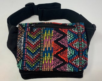 Belt bag with 4 zipped compartments, hip bag, side pocket, bum bag, shoulder bag, travel bag, cell phone bag, bicycle bag