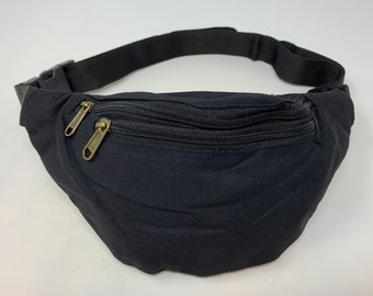 Bum bag, shoulder bag, belt bag, shoulder bag, travel bag, party bag, hip bag, fanny pack made of cotton with 3 compartments