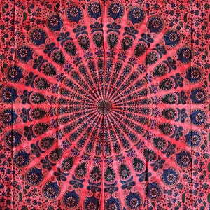 Large cotton cloth, wall hanging, wall tapestry, beach towel, park blanket, tablecloth, bed sheet, decoration, Goa, festival, mandala, Indian