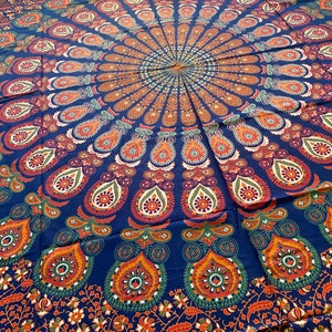 Cotton cloth, wall cloth, wall hanging, throw, beach towel, bedspread, picnic blanket, tablecloth, decoration, mandala, Goa, Indian