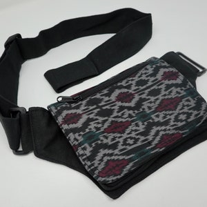 Sac banane avec 4 compartiments zippés, sac banane, sac latéral, sac banane, sac bandoulière, sac de voyage, sac pour téléphone portable, sac de travail