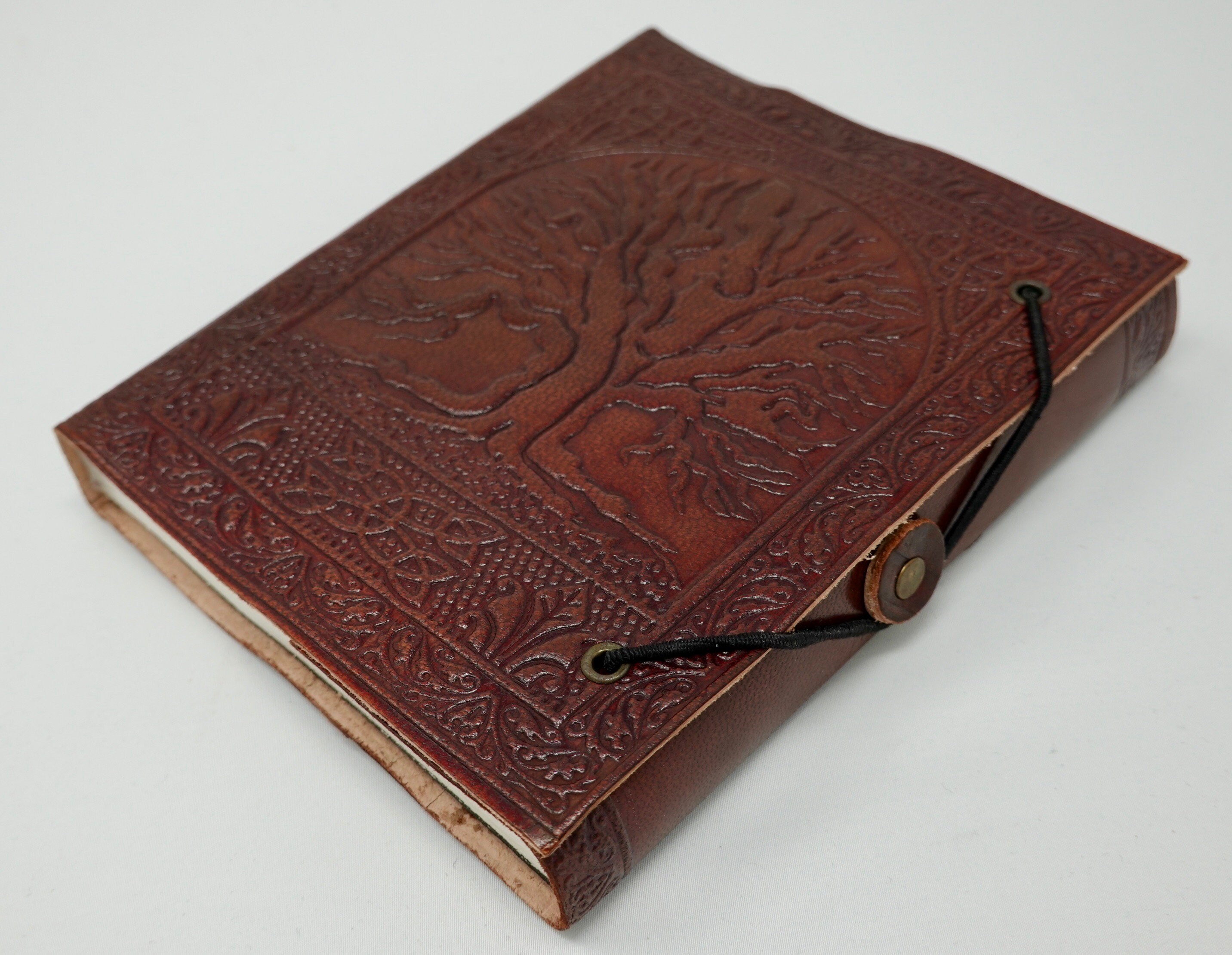 古着人気アイテム Handmade Leather-bound Notebook  書道