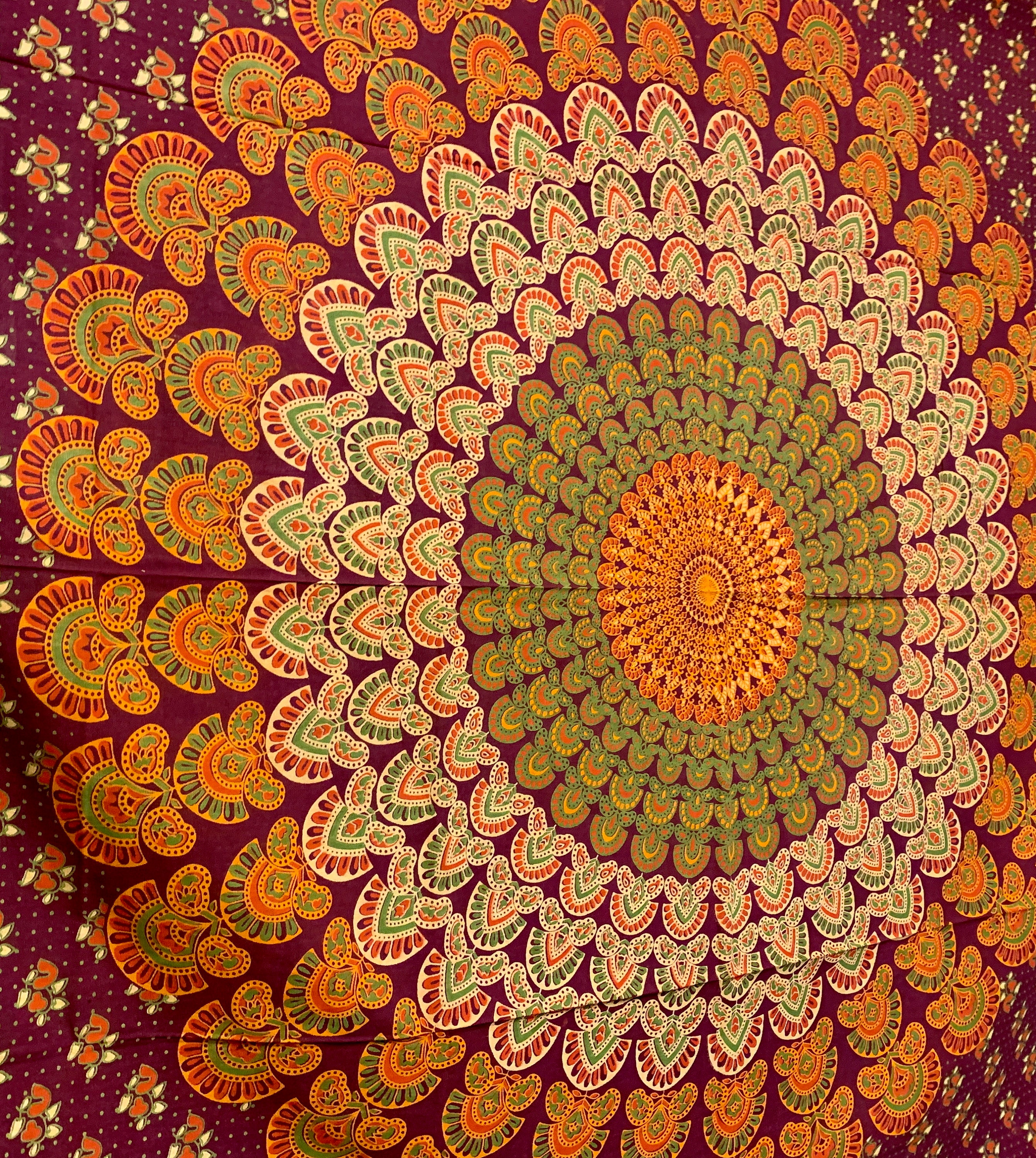 Orange Tapestry Etsy Canada