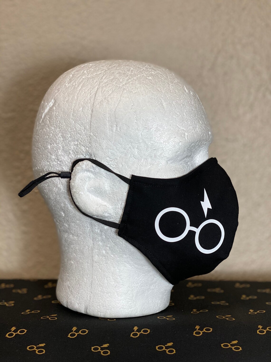 Harry Potter Face Mask with nose wire Elastic with Etsy