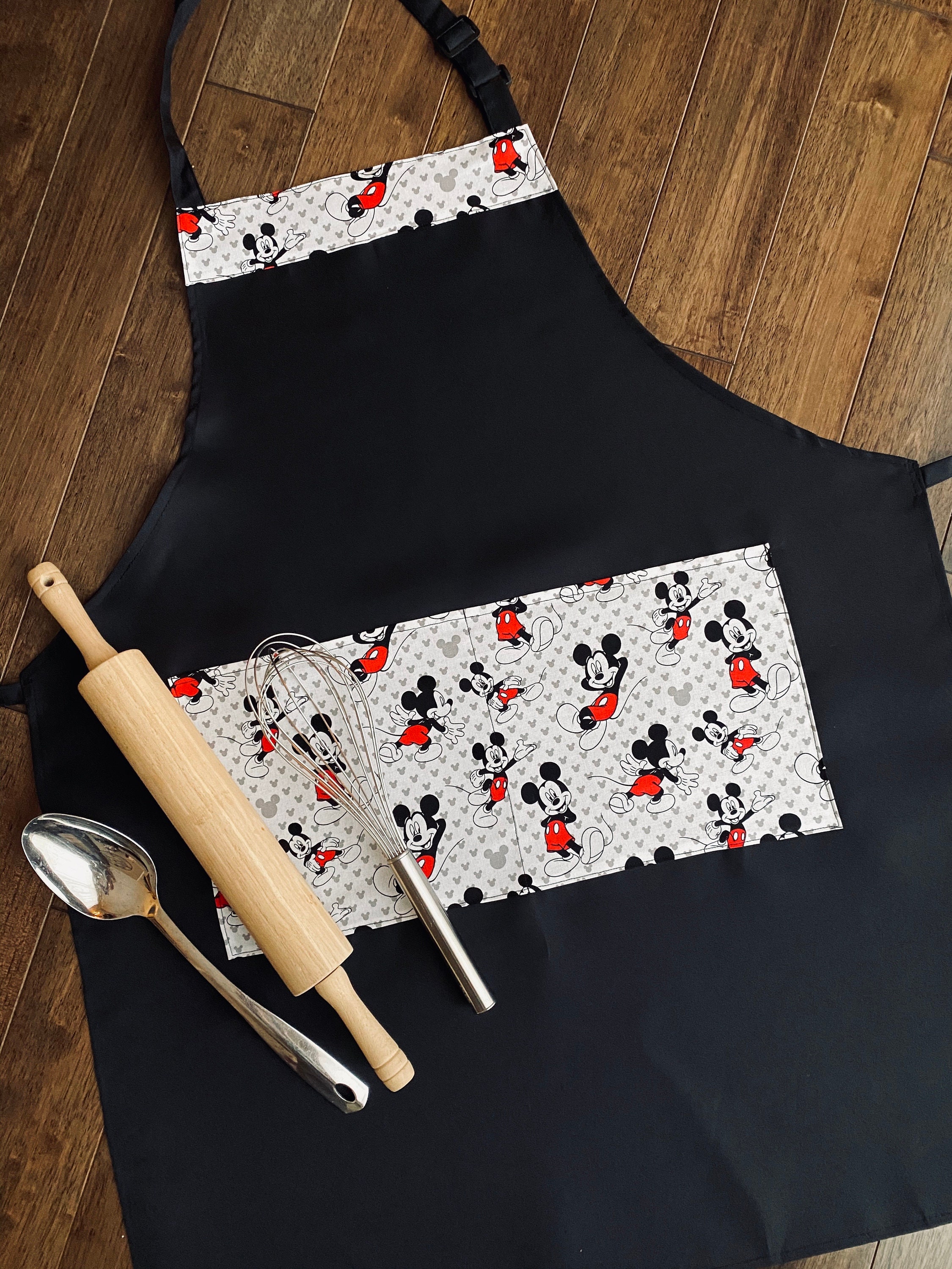 mickey mouse apron set