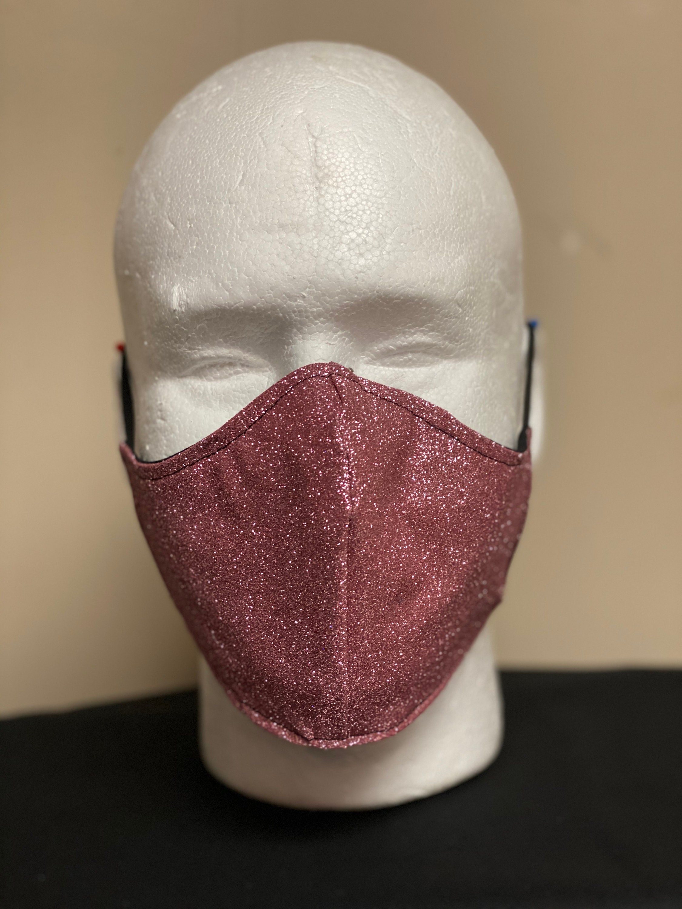 Glitter Face Mask Etsy