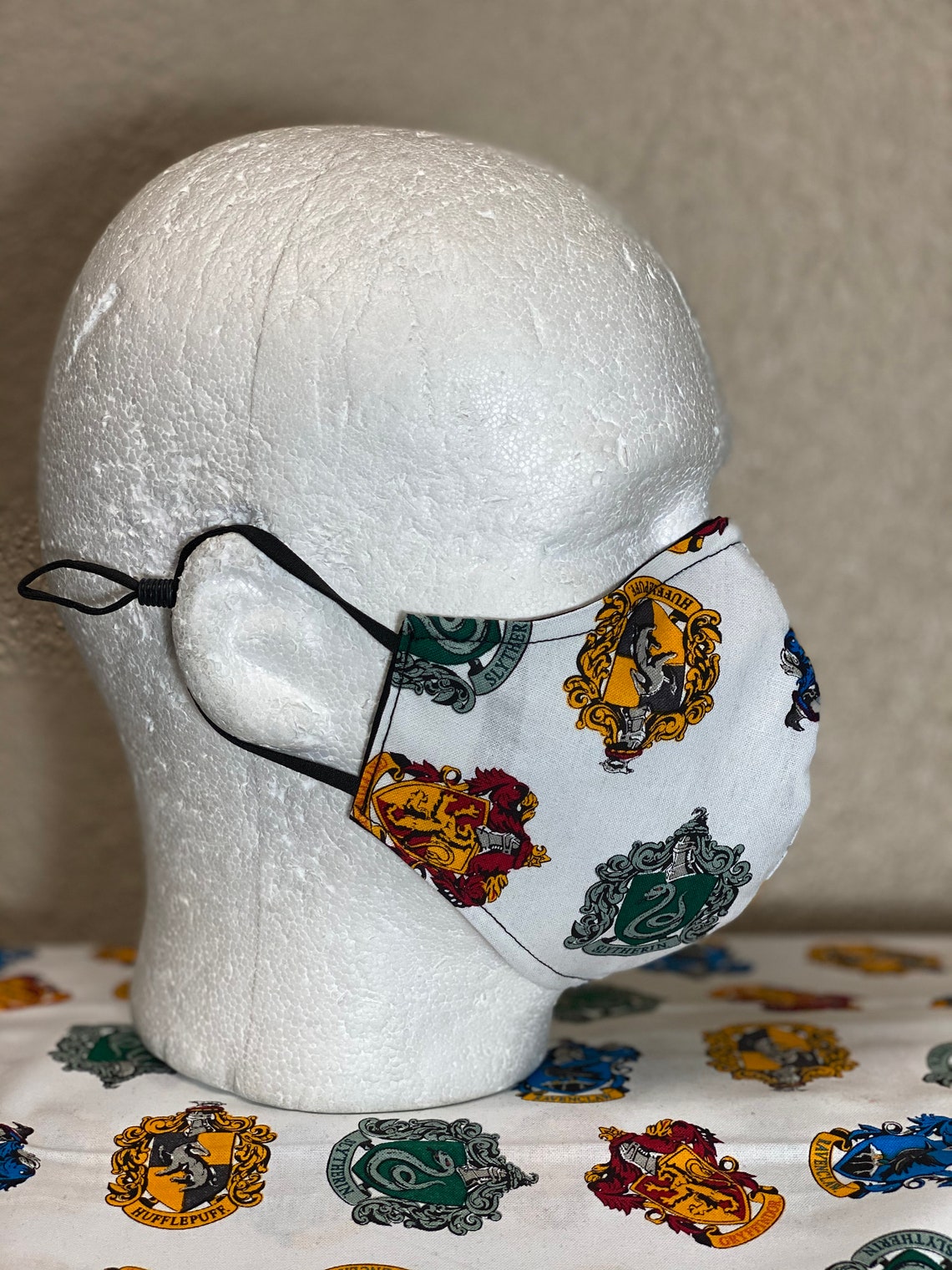 Harry Potter Face Mask with nose wire Elastic with Etsy