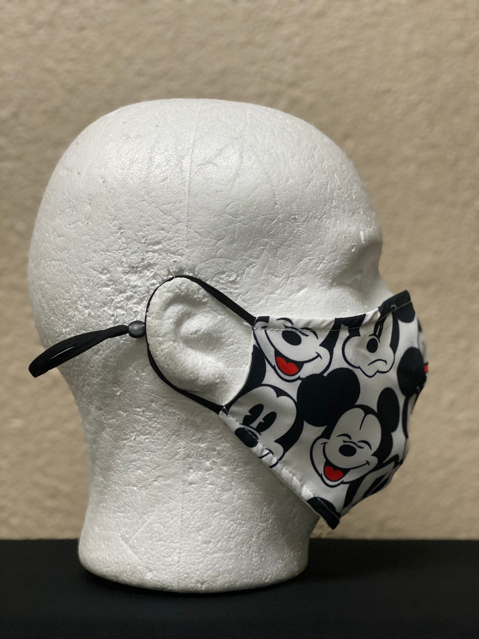 Mickey Mouse Face Mask | Etsy