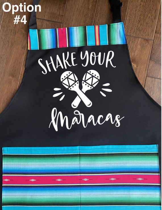 Mexican Style Apron Customizable Apron Etsy