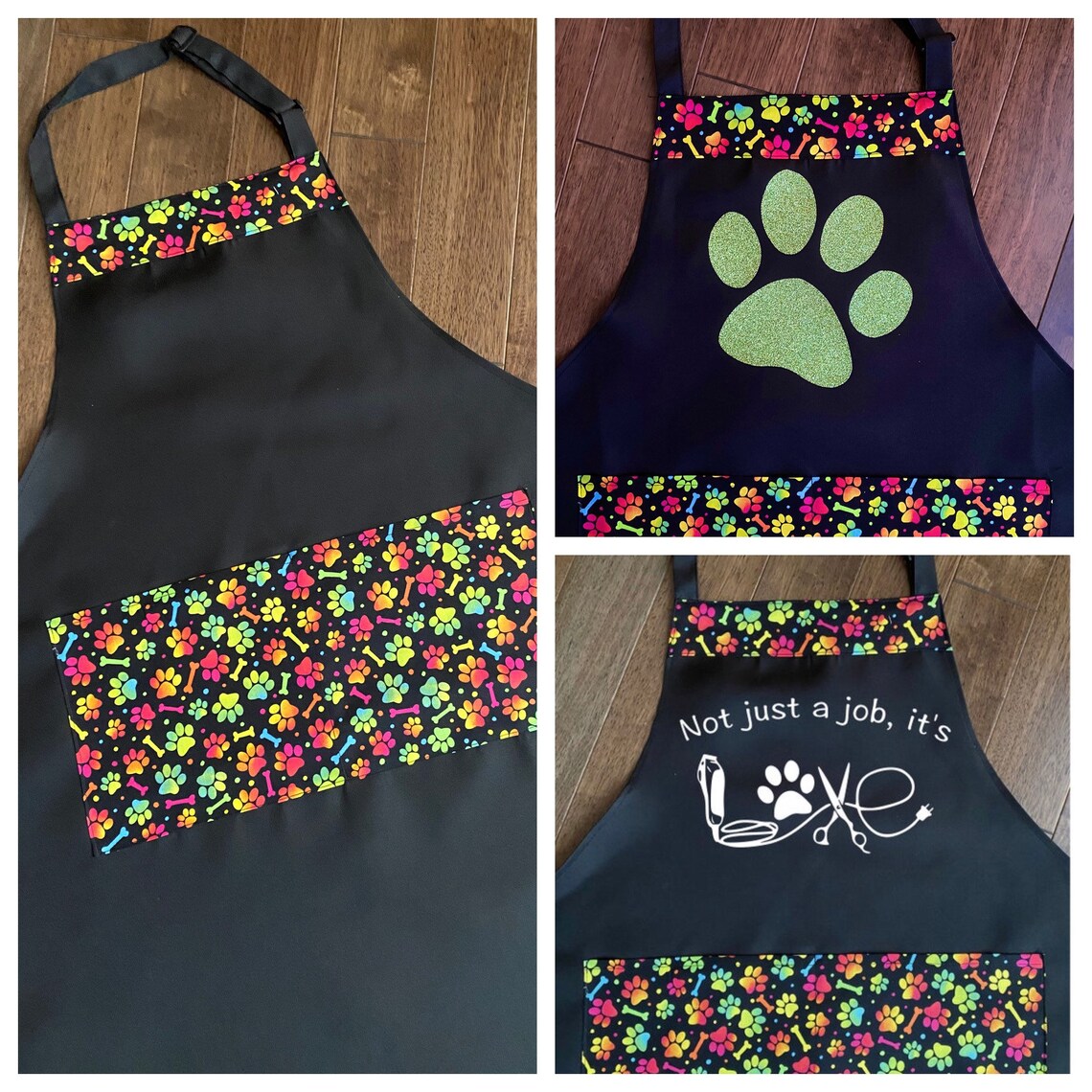 Pet Groomer Apron Customizable Apron Etsy