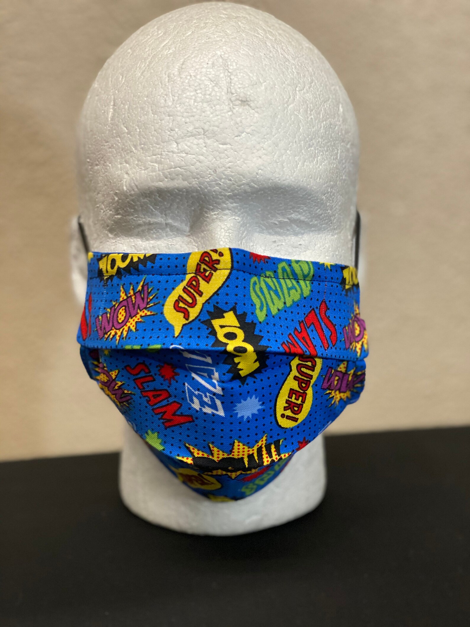 Super hero Face Mask with nose wire Elastic with adjustable Etsy