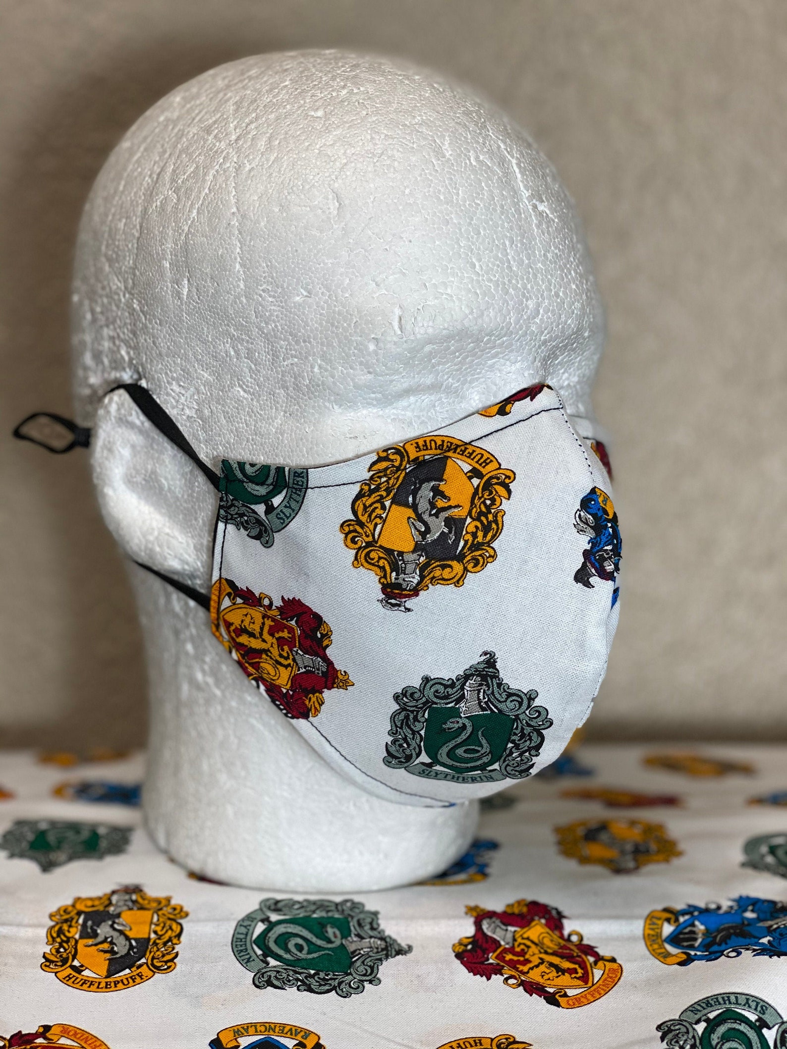 Harry Potter Face Mask with nose wire Elastic with Etsy