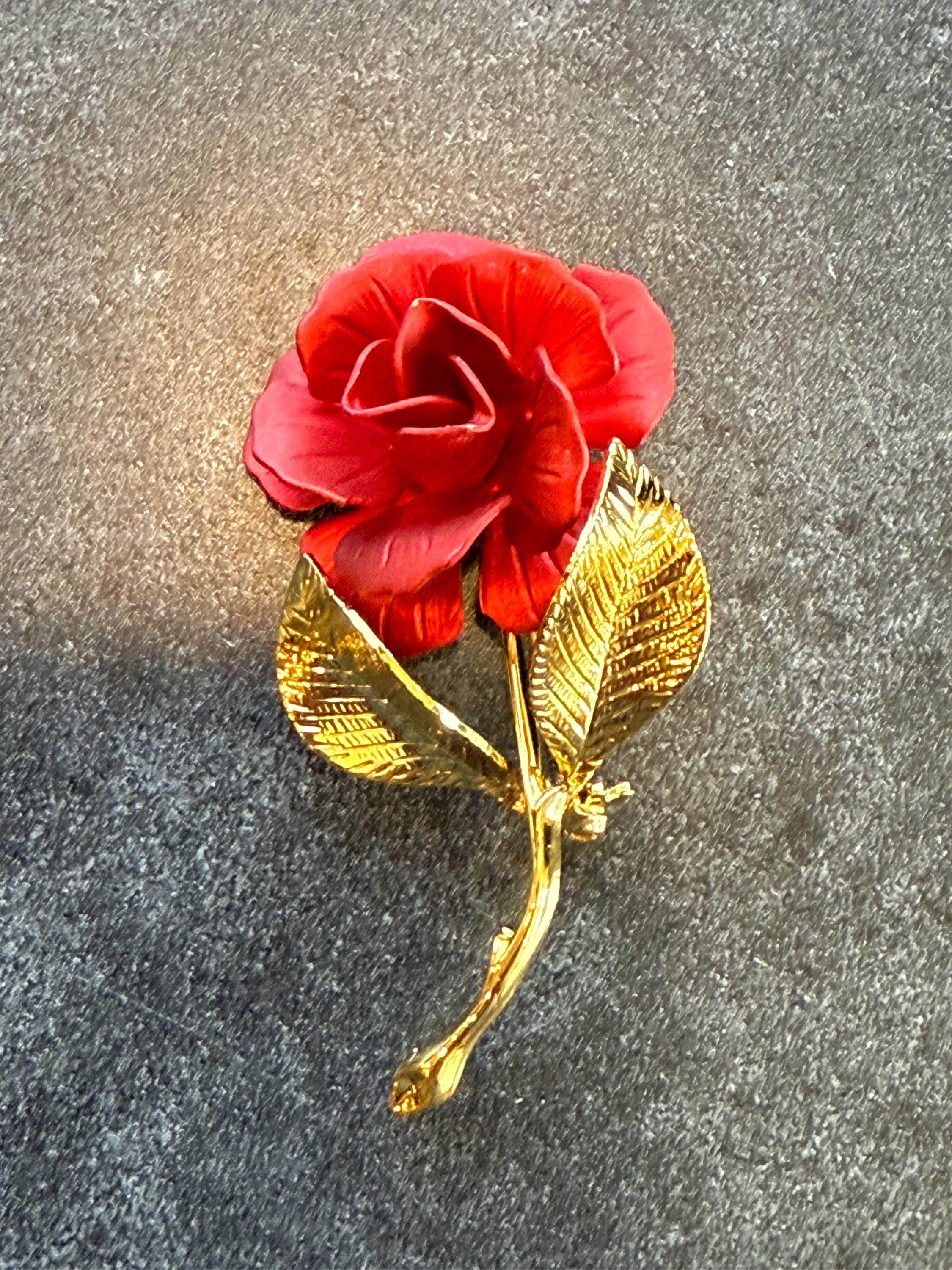 Cerrito Rose Brooch - Etsy