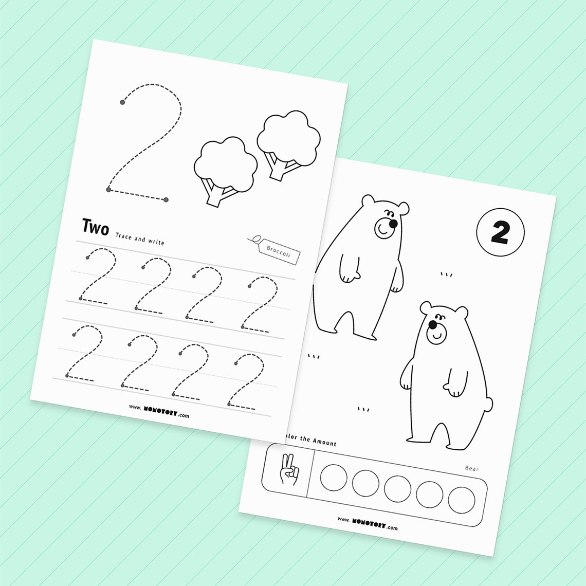 Numbers 1-5 Worksheets