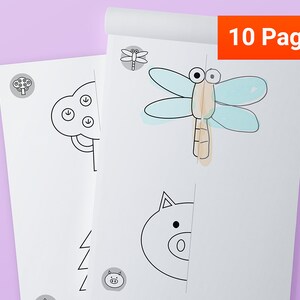 Preschool Symmetry Drawing Preschool Worksheet Basic Set-2 | Etsy