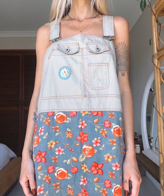 RARE Vintage Overall Dress