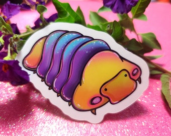 Kawaii Cute Rubber Ducky Isopod Vinyl Sticker