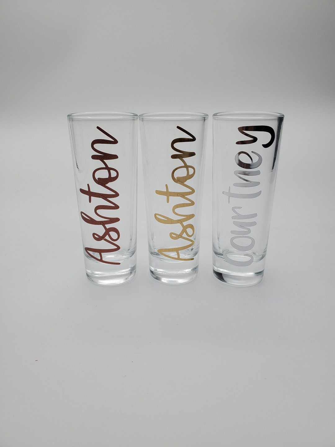 Shot Glasses, Personalized Shot Glasses, Bridesmaid Shot Glasses