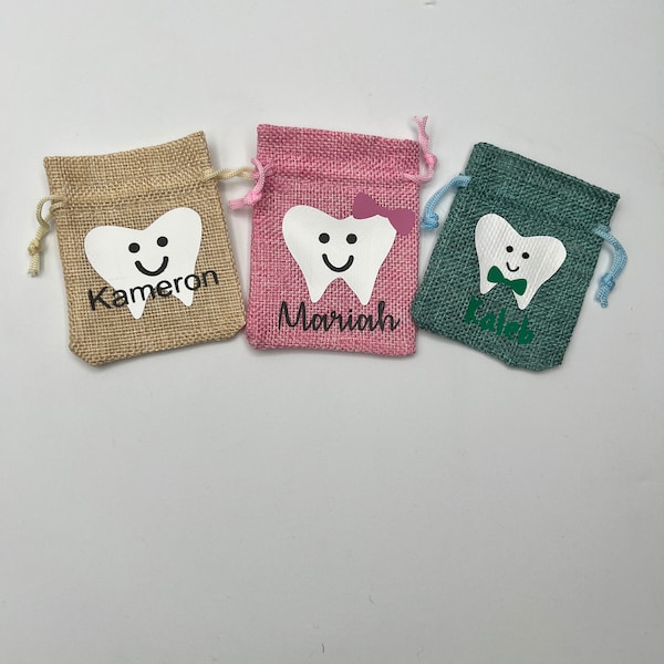 Tooth fairy bag, Tooth fairy Keepsake bag, Tooth fairy pouch, Gift for kids, Tooth fairy keepsake, tooth fairy, gift for kid