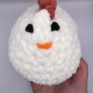 Frango em Crochê / Pelúcia de Frango / Frango Artesanal