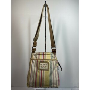 Vintage Fossil Shay Canvas Crossbody 