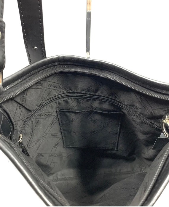 Longchamp Roseau Split Leather Tote in Gray
